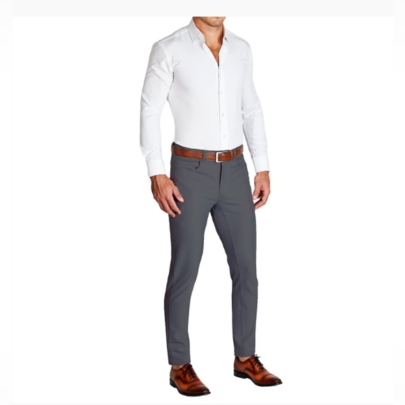 LULULEMON ATHLETIC FIT STRETCH TECH CHINO - CHARCOAL